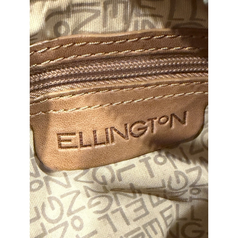 Ellington Eva Leather Crossbody Bag Tan Vintage Inspired Boho Y2K - Picture 4 of 11